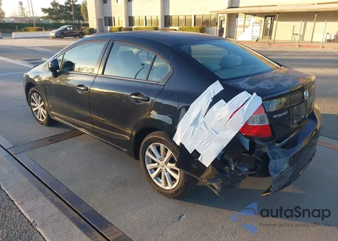 2012 Honda Civic Ex z USA, uszkodzony, nr VIN JHMFB2F84CS003925